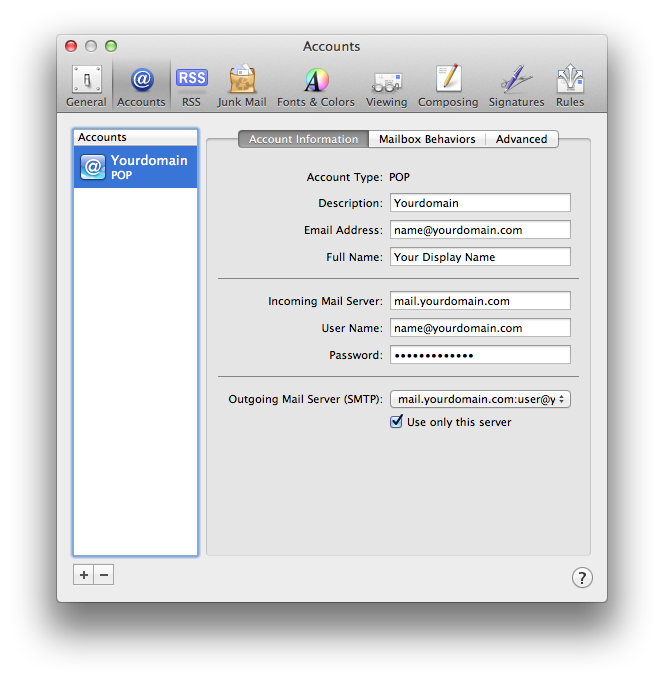 Setting up email in Apple Mail - Step 10