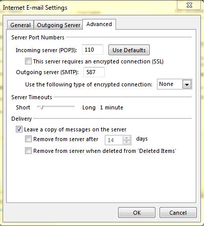 Setting up email in Microsoft Outlook 2013 - Step 5