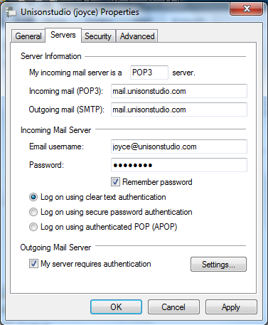 Setting up email in Windows Live Mail - Step 7