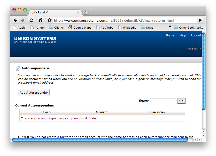 How to setup email autoreply